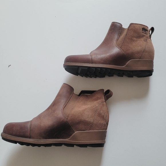 Sorel Shoes Sorel Evie Bootie Pullon Ankle Boots In Tan Size Poshmark